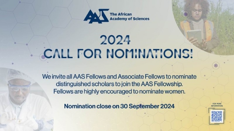 African Academy of Sciences Opens Nominations for 2024 Fellowship, Honoring Top Scientists